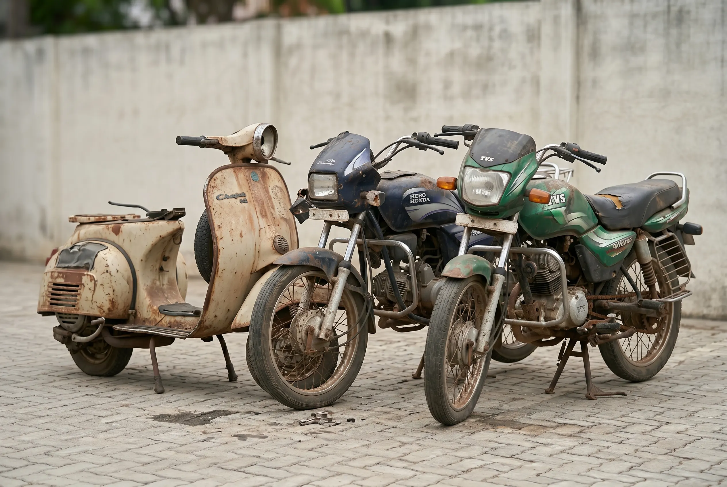 Old bike and two-wheeler scrap buyers in Chennai